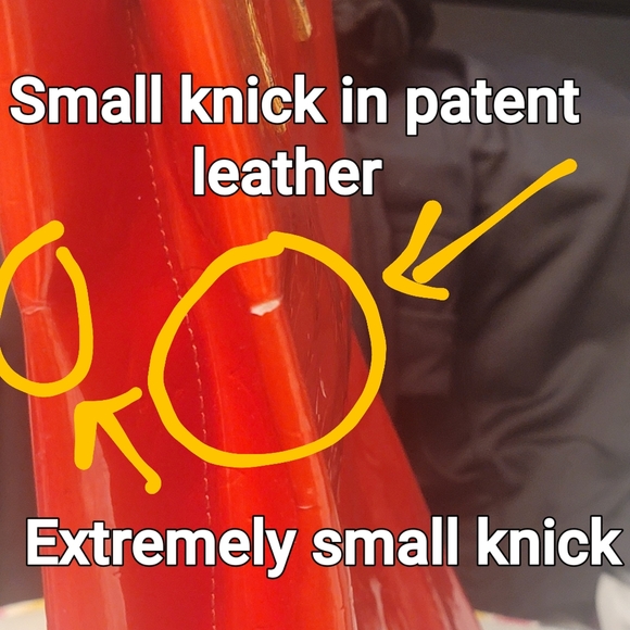 Louis Vuitton Red vernis tote monogram bag GUC - Picture 16 of 16